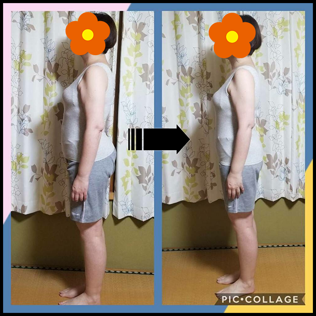 【オンラインサポート口コミ】40代女性でも1ヶ月マイナス3．5kg減量した！さやかさん反り腰も改善！ 健康痩せ研究所